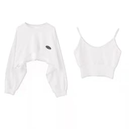 New Women Solid Color O-neck Long Sleeve Hoodie Sweatshirt Fashion Ladies Streetwear Slouch Pullover Jumper Tops