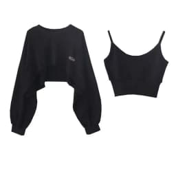 New Women Solid Color O-neck Long Sleeve Hoodie Sweatshirt Fashion Ladies Streetwear Slouch Pullover Jumper Tops