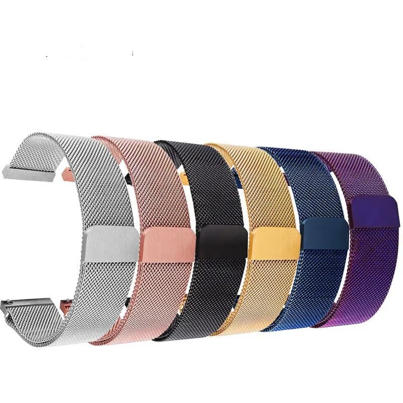 UTHAI Stainless Steel Magnetic Mesh Strap Universal 16mm 18mm 20mm 22mm 24mm Watch Strap Quick Release Watchbands