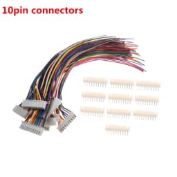 10Sets 2/3/4/5/6/7/8/9/10 Pin Pitch Male Female Plug Socket JST XH2.54 XH 2.54mm 15cm Wire Length 24AWG Wire Cable Connector