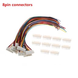 10Sets 2/3/4/5/6/7/8/9/10 Pin Pitch Male Female Plug Socket JST XH2.54 XH 2.54mm 15cm Wire Length 24AWG Wire Cable Connector