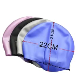 Swim Caps Ear Protection Full Silicone Swimming Cap ,universal,swimming  Earmuffs