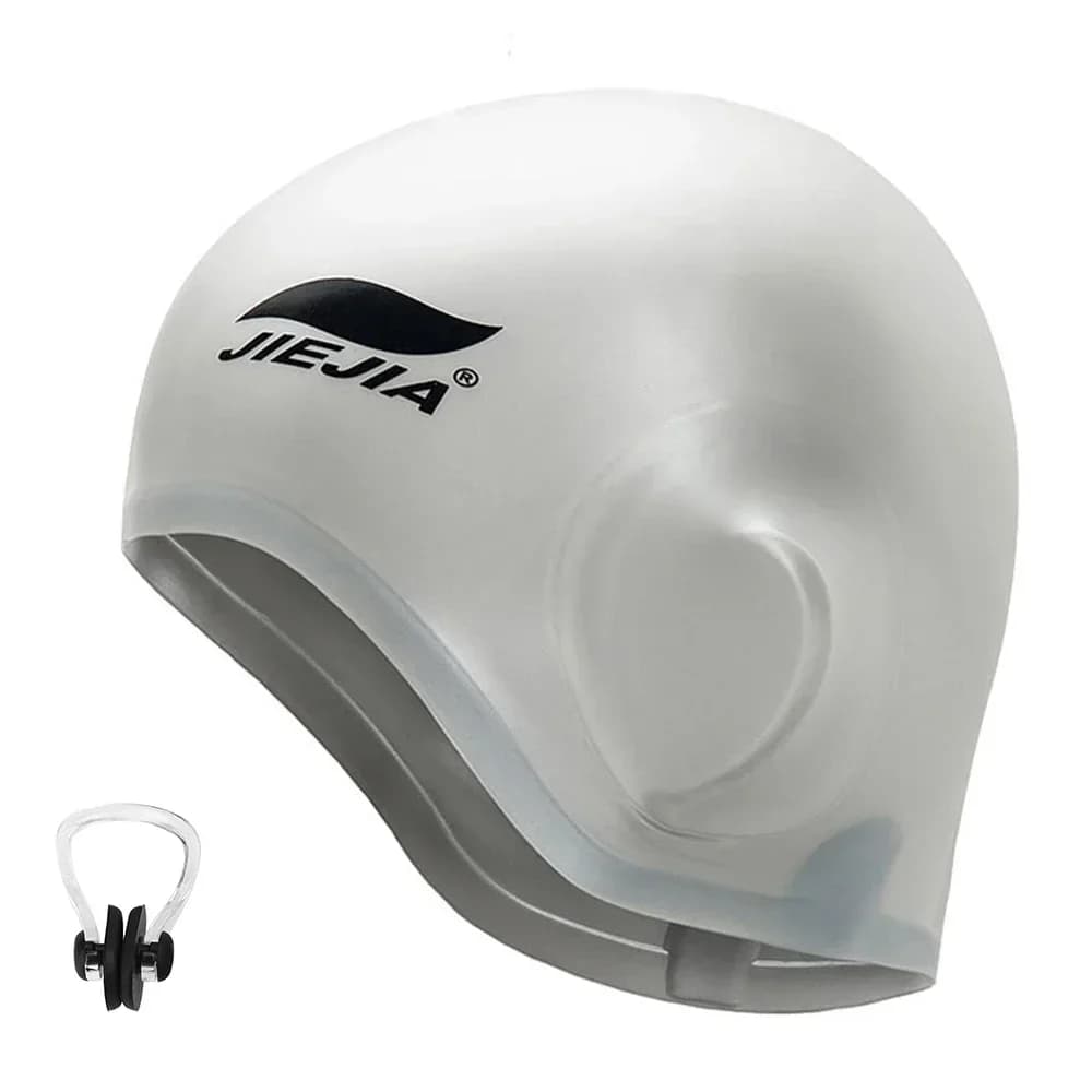 Swim Caps Ear Protection Full Silicone Swimming Cap ,universal,swimming  Earmuffs