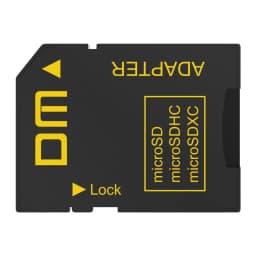 DM SD-T2 Memory Card Adapters SD2.0 Compatible with MicroSD MicroSDHC MicroSDXC Support Max Capacity to 2TB