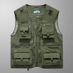 2024 New Spring, Autumn, and Summer Versatile Items in Stock, Fashionable and Trendy Wearing Vests,  Men's Wear, Shopping an