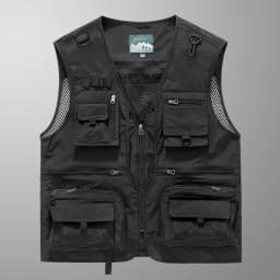 2024 New Spring, Autumn, and Summer Versatile Items in Stock, Fashionable and Trendy Wearing Vests,  Men's Wear, Shopping an
