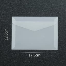 50pcs/lot Blank Translucent Envelope for Invitations Postcards European Giftbox Message Card Envelopes Wedding Business Letters