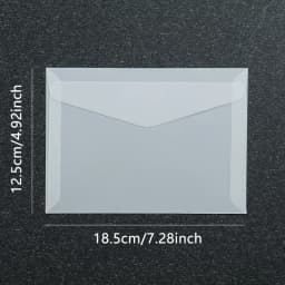 50pcs/lot Blank Translucent Envelope for Invitations Postcards European Giftbox Message Card Envelopes Wedding Business Letters