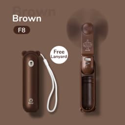 JISULIFE Portable Fan Mini Handheld Fan USB 4500mAh Recharge Hand Held Small 3 In1 Pocket Fan with Power Bank Flashlight Feature