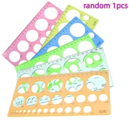 Creative DIY Quilling Ruler Rulers Tool Circle Size Template Kit Origami Paper Craft Quilled Craft Suppliers Random Color