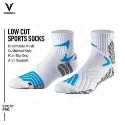 Professional Short Basketball Socks for Men Women Thicken Non Slip Soccer Golf Wear Running Socks Compression