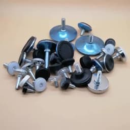 Leveling Foot Base, M6, M8, M10, Screw Height Adjustable, Dia 30mm, 35mm, 43mm, 50mm, 2 Pcs, 4 Pcs, 8 Pcs