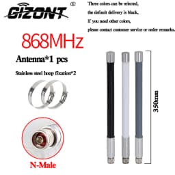 868MHz Fiberglass Antenna Outdoor OMNI Antenna 868 MHz Helium Bobcat Miner  Hotspot Antennas for Meshtastic Lorawan Long Range N