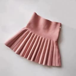 2-12Year Toddler Baby Girls Knit Skirt Autumn Winter Princess Pleated Children School High Waist Mini Tutu Skirts Kids Clothing