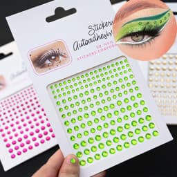 Stickers On The Face Rhinestone DIY Eyes Face Self Adhesive Temporary Tattoo For Makeup Party Festival Face Jewels Diamonds Gems