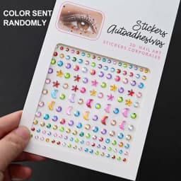 Stickers On The Face Rhinestone DIY Eyes Face Self Adhesive Temporary Tattoo For Makeup Party Festival Face Jewels Diamonds Gems