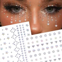Stickers On The Face Rhinestone DIY Eyes Face Self Adhesive Temporary Tattoo For Makeup Party Festival Face Jewels Diamonds Gems