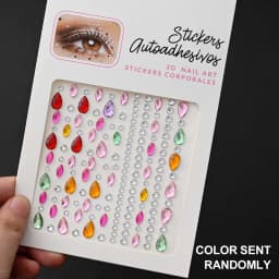 Stickers On The Face Rhinestone DIY Eyes Face Self Adhesive Temporary Tattoo For Makeup Party Festival Face Jewels Diamonds Gems