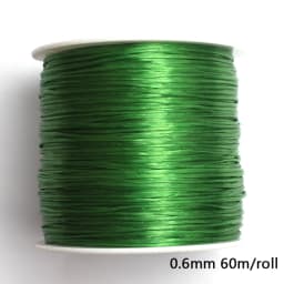 1Roll Transparent Elastic Crystal Line Beading Cord String Wire Thread For Jewelry Making Bracelet Accessories 0.6mm 0.8mm 1mm