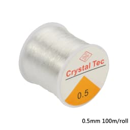 1Roll Transparent Elastic Crystal Line Beading Cord String Wire Thread For Jewelry Making Bracelet Accessories 0.6mm 0.8mm 1mm
