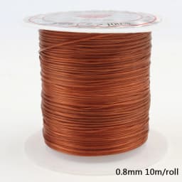 1Roll Transparent Elastic Crystal Line Beading Cord String Wire Thread For Jewelry Making Bracelet Accessories 0.6mm 0.8mm 1mm