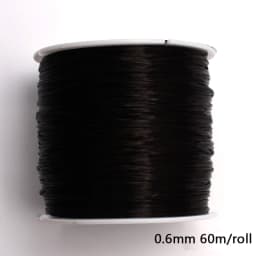 1Roll Transparent Elastic Crystal Line Beading Cord String Wire Thread For Jewelry Making Bracelet Accessories 0.6mm 0.8mm 1mm