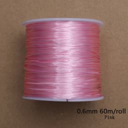 1Roll Transparent Elastic Crystal Line Beading Cord String Wire Thread For Jewelry Making Bracelet Accessories 0.6mm 0.8mm 1mm