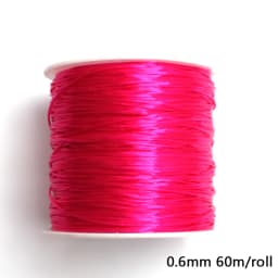 1Roll Transparent Elastic Crystal Line Beading Cord String Wire Thread For Jewelry Making Bracelet Accessories 0.6mm 0.8mm 1mm