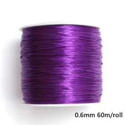 1Roll Transparent Elastic Crystal Line Beading Cord String Wire Thread For Jewelry Making Bracelet Accessories 0.6mm 0.8mm 1mm