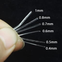 1Roll Transparent Elastic Crystal Line Beading Cord String Wire Thread For Jewelry Making Bracelet Accessories 0.6mm 0.8mm 1mm