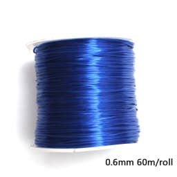 1Roll Transparent Elastic Crystal Line Beading Cord String Wire Thread For Jewelry Making Bracelet Accessories 0.6mm 0.8mm 1mm