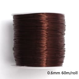 1Roll Transparent Elastic Crystal Line Beading Cord String Wire Thread For Jewelry Making Bracelet Accessories 0.6mm 0.8mm 1mm