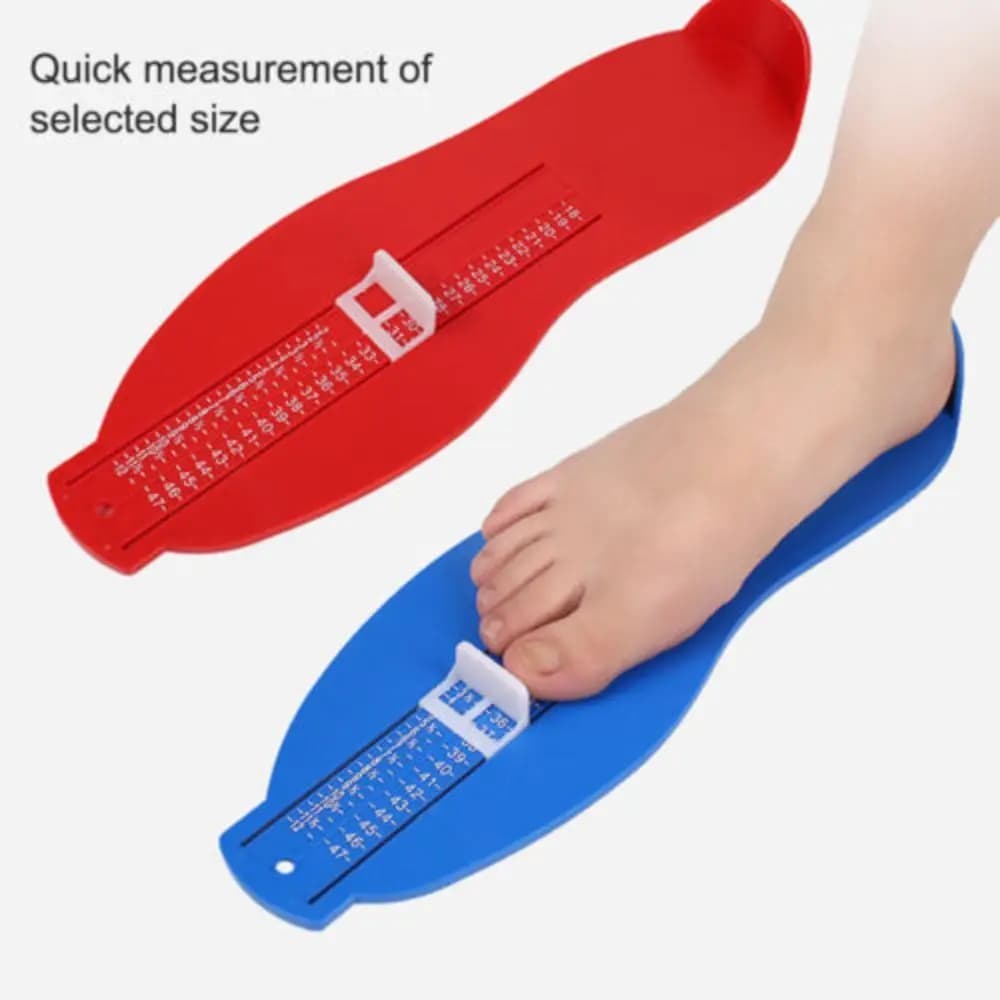 Portable UK/EU Size Foot Measure Gauge Device Shoes Size Measuring Ruler Hanging Design Foot Care Adult Foot Length Ruler
