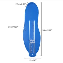 Portable UK/EU Size Foot Measure Gauge Device Shoes Size Measuring Ruler Hanging Design Foot Care Adult Foot Length Ruler