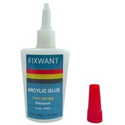 30ML FIXWANT Acrylic Glue Clear Strong Instant Adhesive PMMA  ABS Plexiglass PVC Plastic PP PC Waterproof Fast Drying Glue