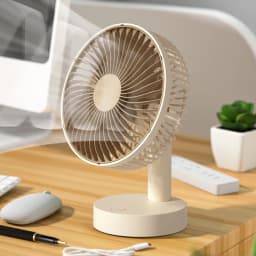 Mini USB Table Fan 4 Speeds Portable Desktop Table Cooling Fan Powered by USB Strong Wind Kipas USB Desk Fan