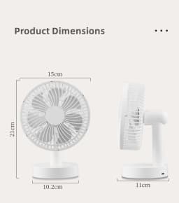 Mini USB Table Fan 4 Speeds Portable Desktop Table Cooling Fan Powered by USB Strong Wind Kipas USB Desk Fan