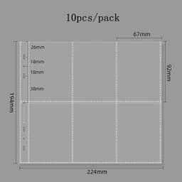 MINKYS Kawaii 5/6/9 Spaces 3 inch Kpop Photo Card Binder Large Capacity Idol Photocard Album Photocards Binder Collect Book