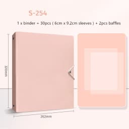 MINKYS Kawaii 5/6/9 Spaces 3 inch Kpop Photo Card Binder Large Capacity Idol Photocard Album Photocards Binder Collect Book