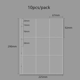 MINKYS Kawaii 5/6/9 Spaces 3 inch Kpop Photo Card Binder Large Capacity Idol Photocard Album Photocards Binder Collect Book