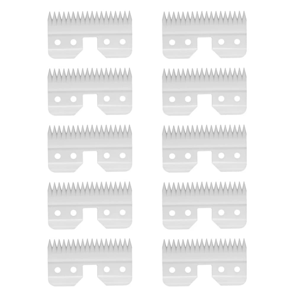 10pcs/lot 18 Teeth Ceramic Cutter Dog Grooming Blade Hair Clipper Blade Ceramic Cutters  Pet Grooming Scissors
