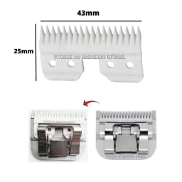 10pcs/lot 18 Teeth Ceramic Cutter Dog Grooming Blade Hair Clipper Blade Ceramic Cutters  Pet Grooming Scissors