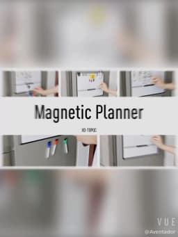 A3 Magnetic Weekly & Monthly Planner Whiteboard Fridge Magnet Flexible Daily Message Drawing Refrigerator Bulletin White Board