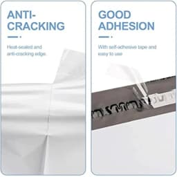 INPLUSTOP 50pcs/Lots White Courier Bag Express Envelope Storage Bags Mail Bag Mailing Bags Self Seal Plastic Packaging Pouch