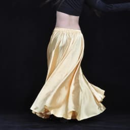 Shining Satin Long Spanish Skirt Swing Dancing Skirt Belly Dance skirt Sun Skirt 14 Colors Available VL-310