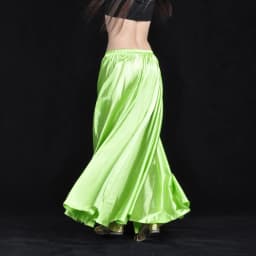 Shining Satin Long Spanish Skirt Swing Dancing Skirt Belly Dance skirt Sun Skirt 14 Colors Available VL-310