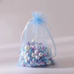 50-300Pcs Organza Gift Bag Sheer Mesh Bags Drawstring Jewelry Bag 7*9 10*15 15*20 20*30cm Christmas Wedding Party Pouches