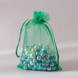 50-300Pcs Organza Gift Bag Sheer Mesh Bags Drawstring Jewelry Bag 7*9 10*15 15*20 20*30cm Christmas Wedding Party Pouches