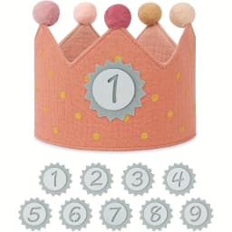 1pc  Fabric Birthday Crown Hat,  Perfect for Parties and Celebrations,Halloween, Christmas Event & Party Decorations