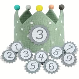 1pc  Fabric Birthday Crown Hat,  Perfect for Parties and Celebrations,Halloween, Christmas Event & Party Decorations